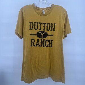 Yellowstone Dutton Ranch Gold T shirt Paramount Mens Ladies Unisex Medium M